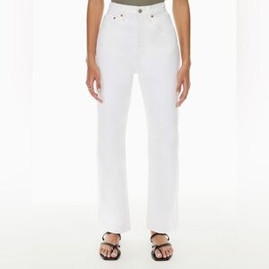 ARITZIA I Denim Forum I Joni 29L I High rise I White I Size 25
